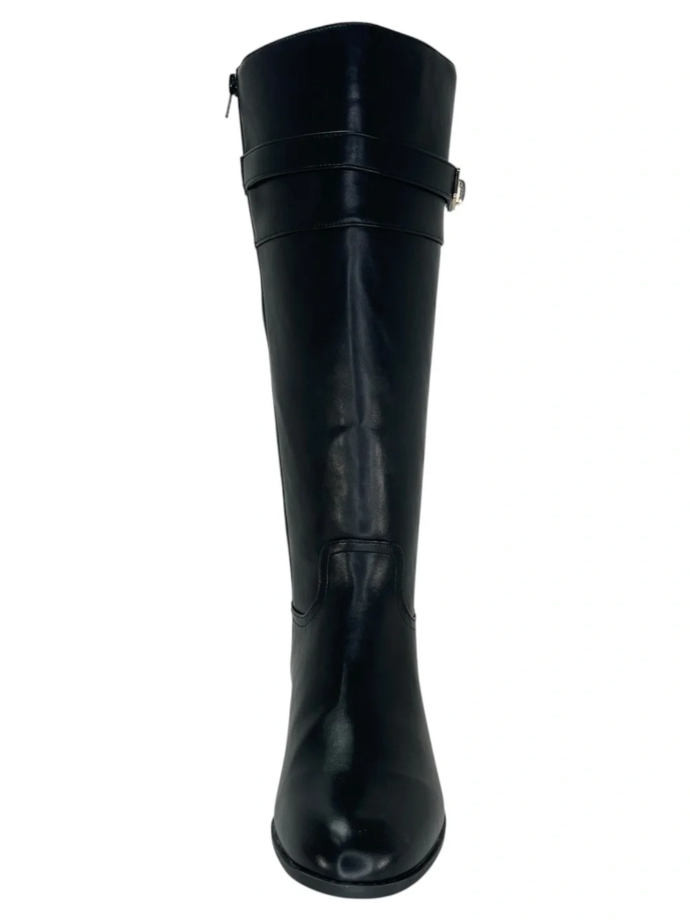 Giani Bernini Taharahh Black Faux Leather Knee High Womens Boots Size 9.5M - Picture 6 of 12